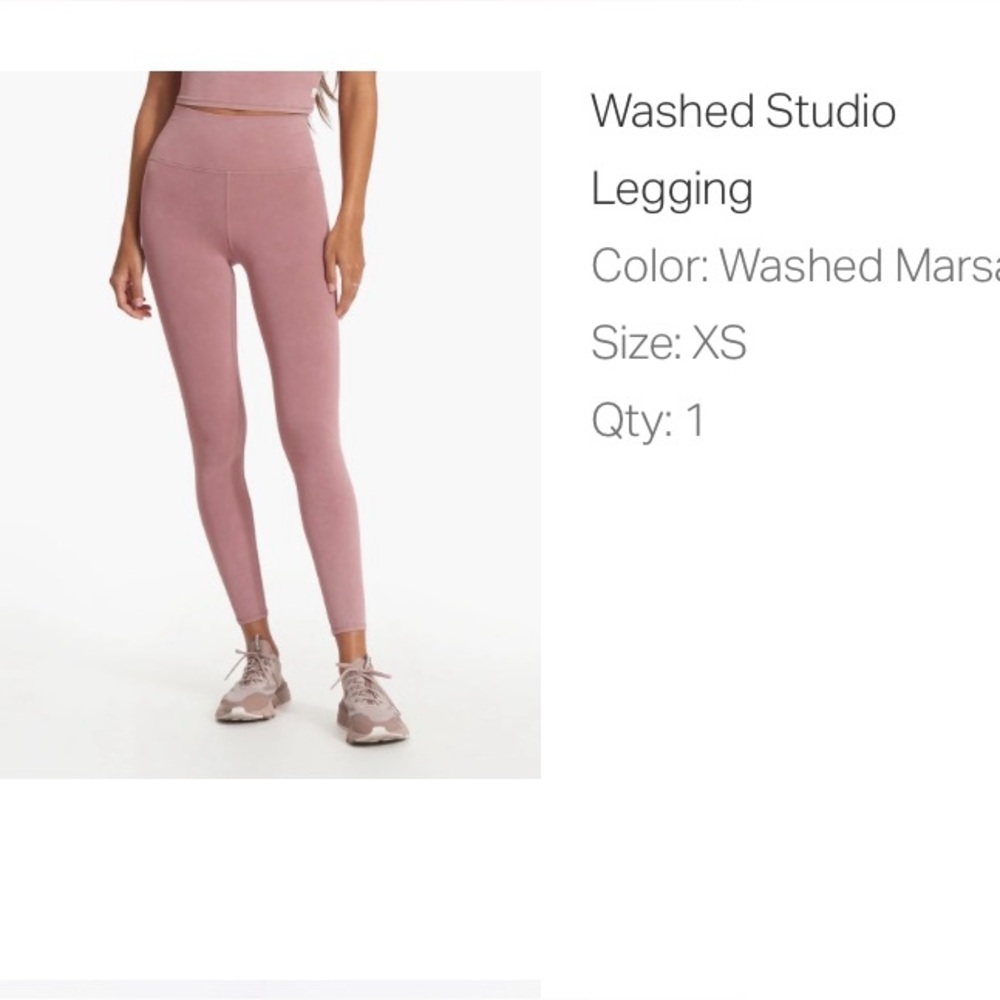 Vuori Leggings in Eashrd Marsala